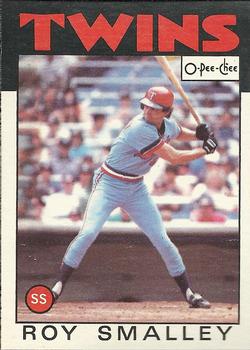 1986 O-Pee-Chee Baseball Cards 156     Roy Smalley